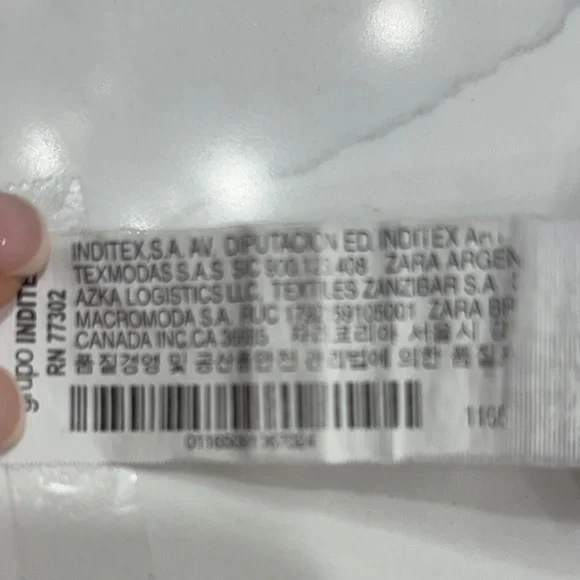 ZARA Gingham Pleated Skort Red & White Check Size S - Picture 11 of 11